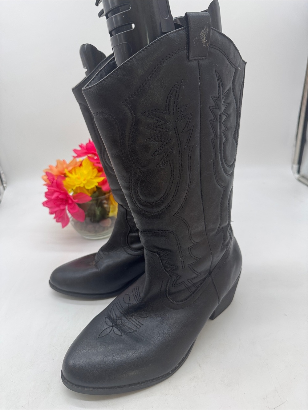 Torrid Classic Black Western Cowboy Boots - Women's